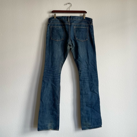 RRL Ralph Lauren Japan Woven/USA Made Selvedge Denim Low-Rise Bootcut Jeans - Picture 4 of 8